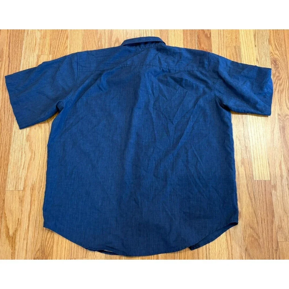 Orvis Shirt Mens Size XXL Navy Blue Classic Collection Short Sleeve Tech Fishing - Picture 7 of 10